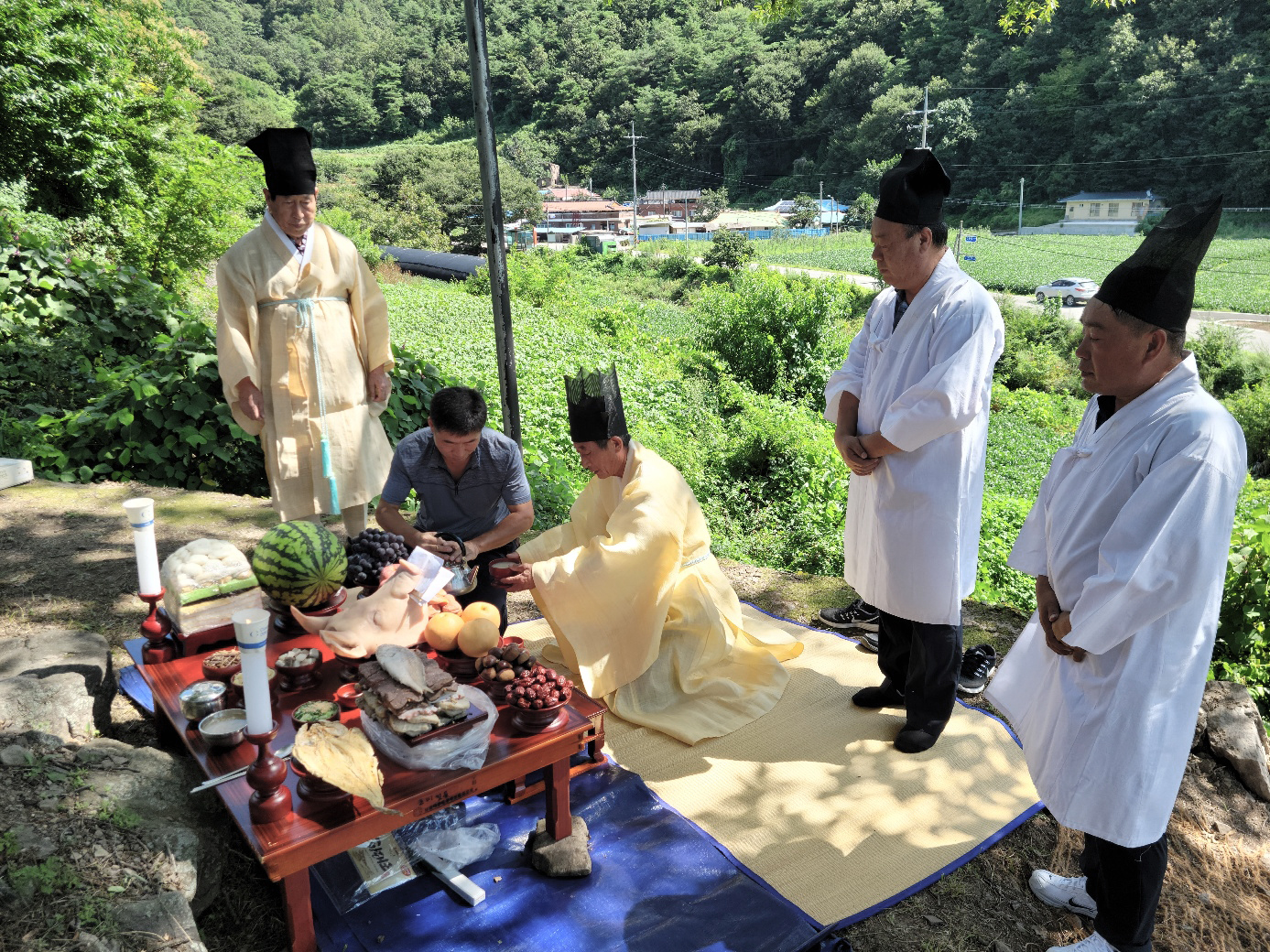 0818 임동면 대곡2리, 마을의 안녕 기원하는 ‘굴참나무 동제 ’개최 (1).jpg